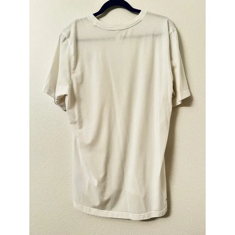 Adidas Essentials T-Shirt Men's Large White Athletic Training Tee